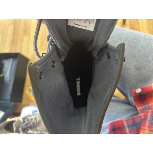 Sorel Waterproof Lace-Up Winter Boots - Gray and Black main image 8